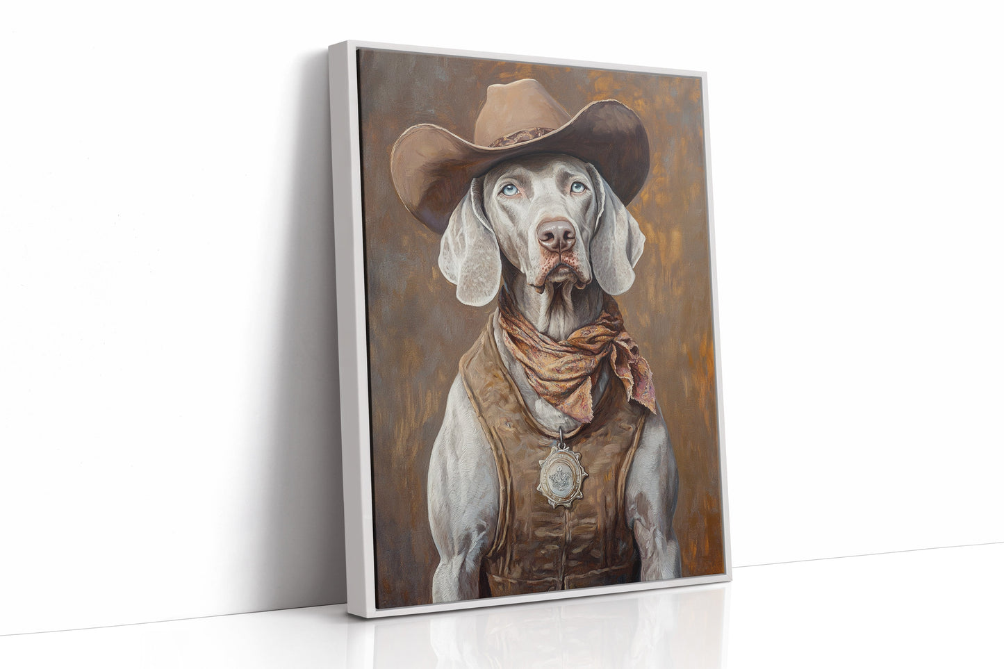 Weimaraner shérif adjoint du désert