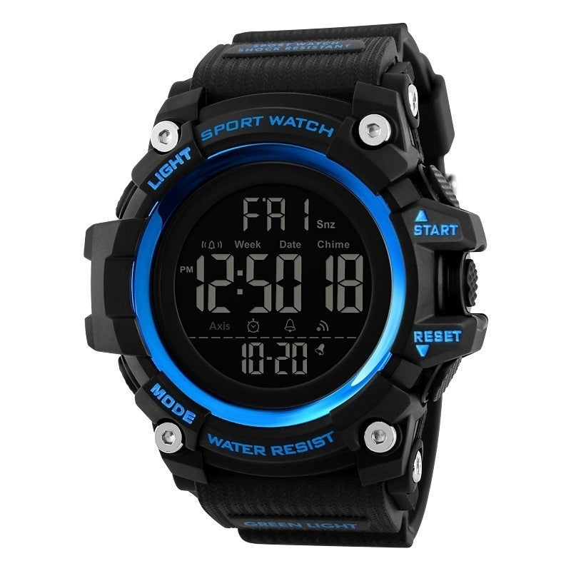 Mens Outdoor Sports Electronic Watch With Multi-Function