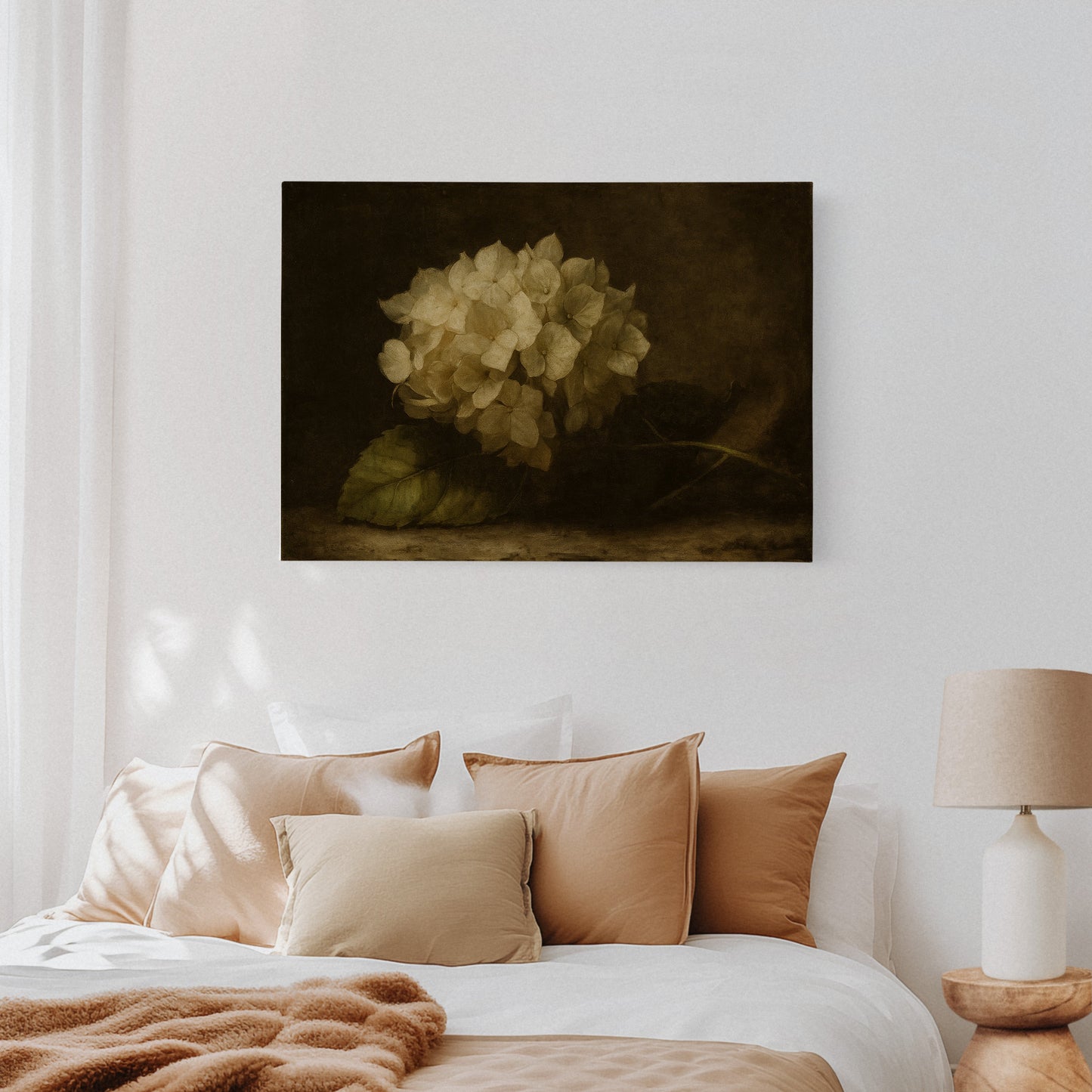 Verblasste Eleganz Hortensie