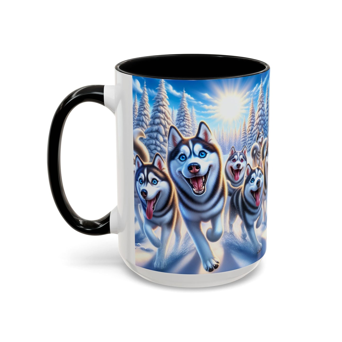 Keramiktasse mit Hunderassen-Motiv – 11 oz & 15 oz