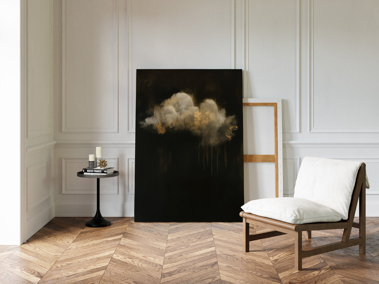 Gold Rain Beneath a Quiet Cloud