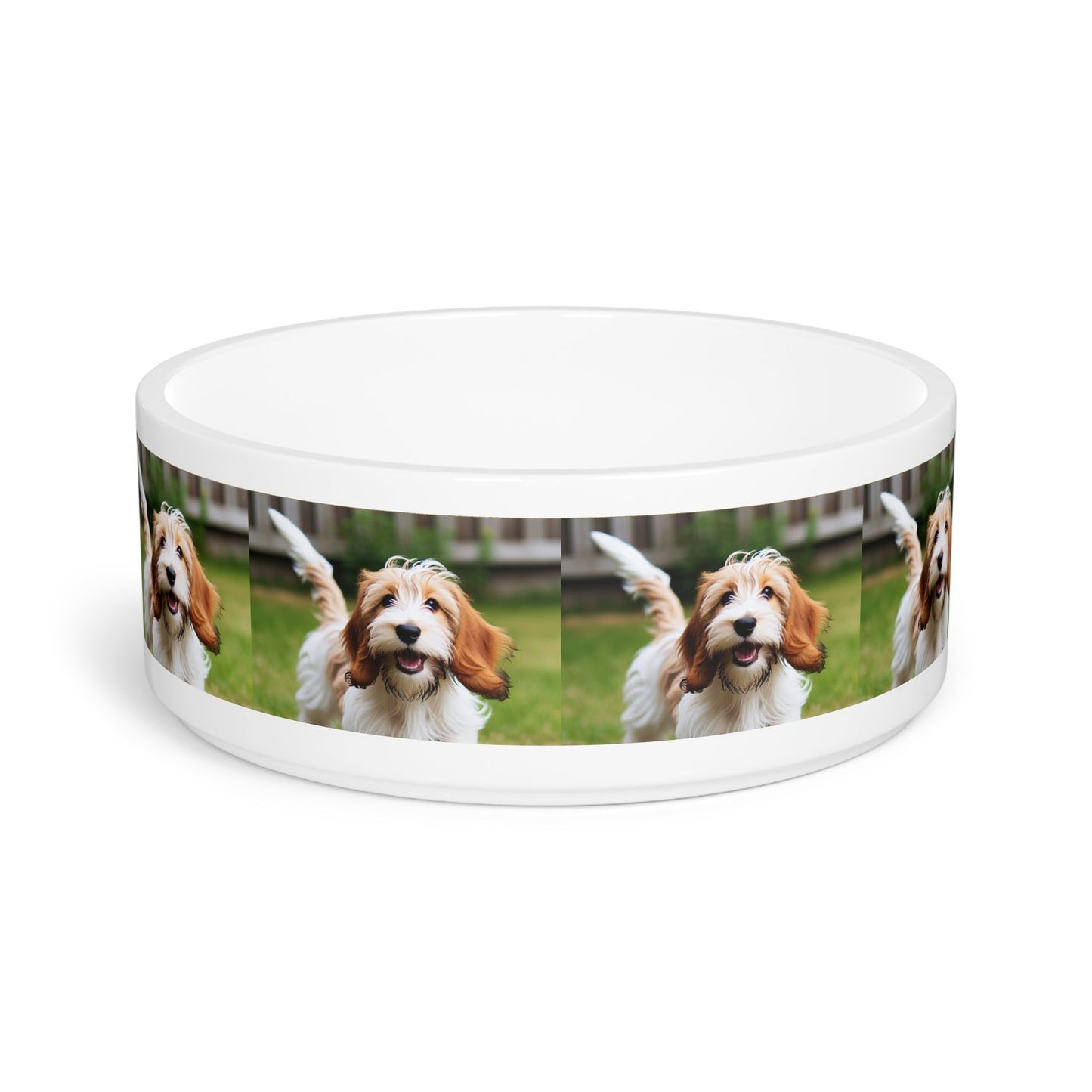 Ceramic Pet Bowl – 16 oz Dog Feeding Bowl