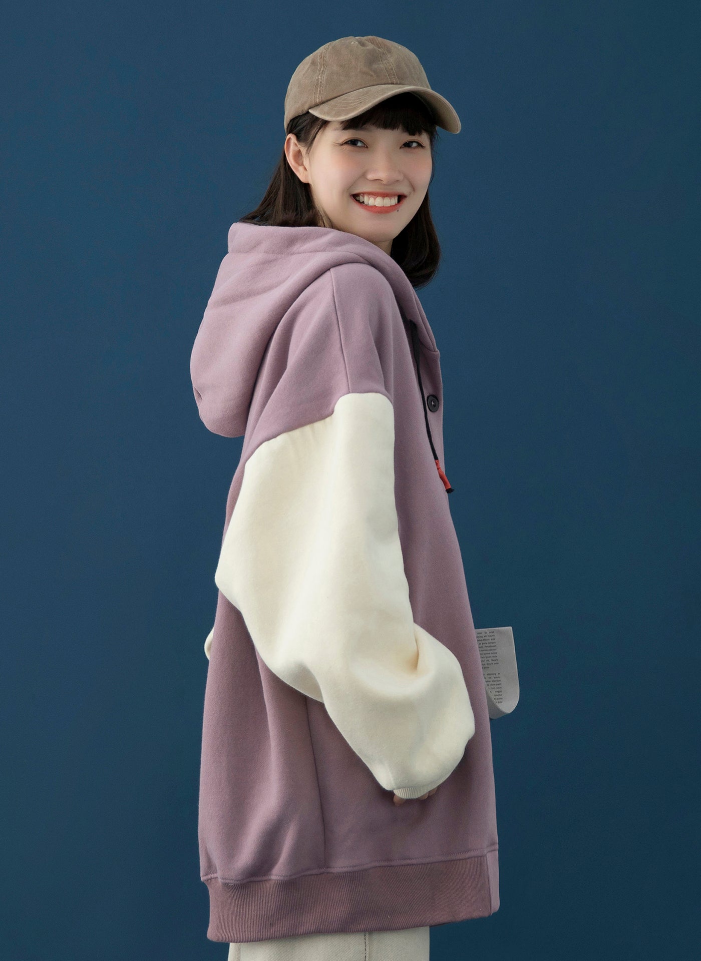 Veste décontractée patchwork 1104 pour femme