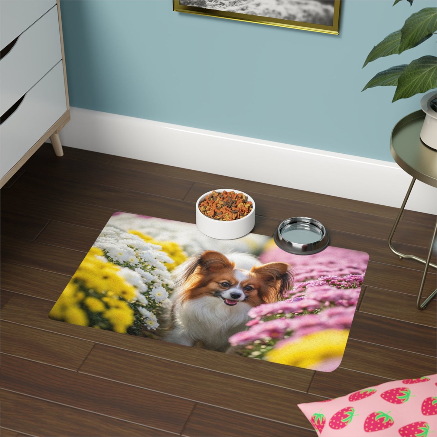 Tapis antidérapant pour animaux de compagnie – Tapis d'alimentation étanche pour chiens