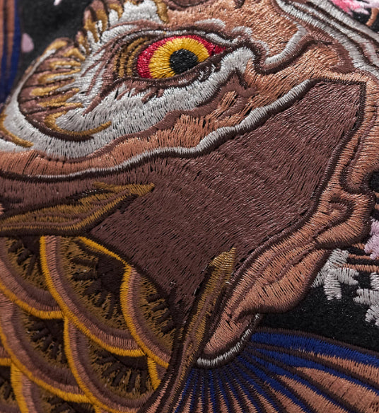 Heavy-duty Embroidered Carp Jacket