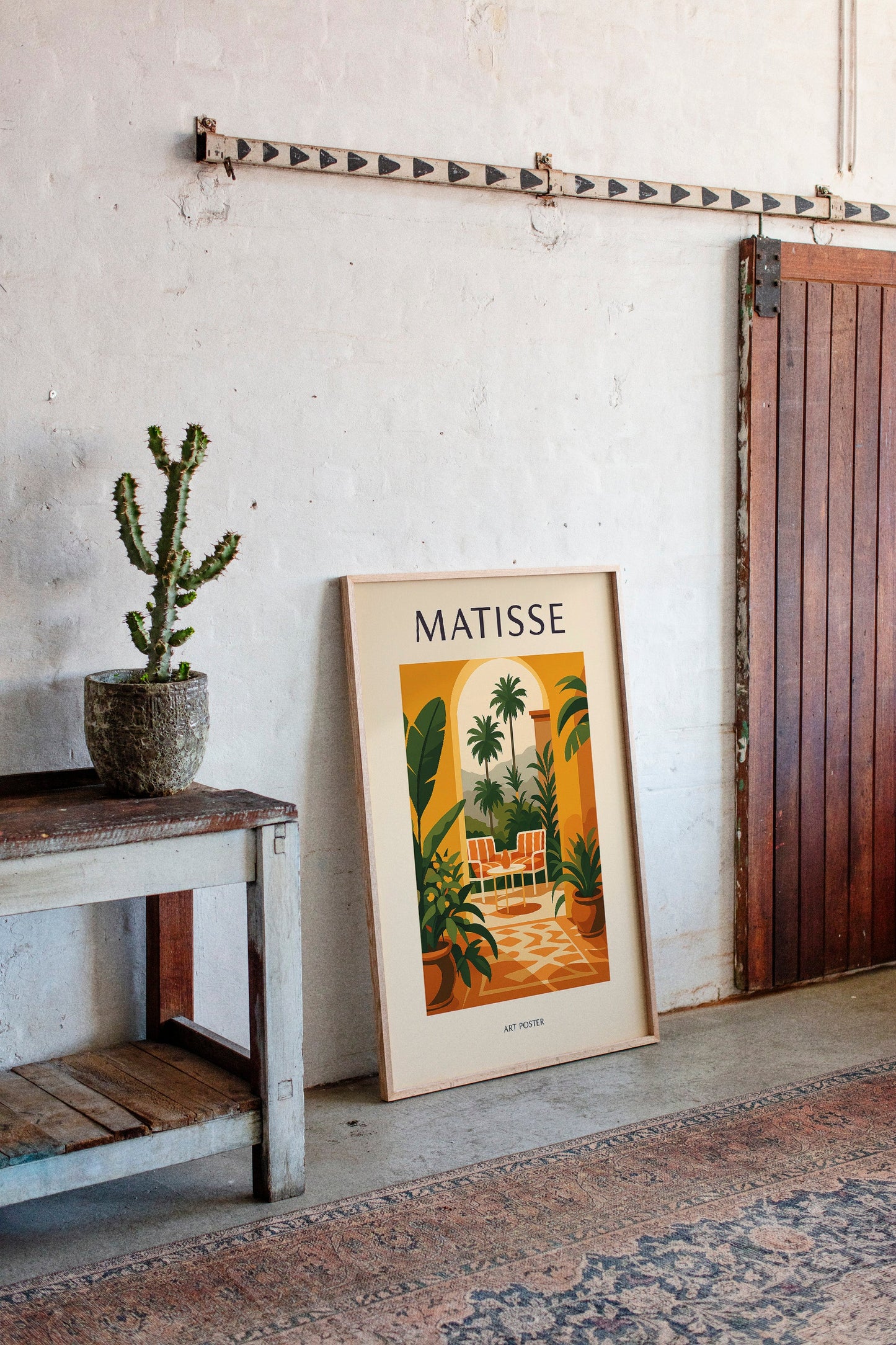Tropical Archway in Matisse Style