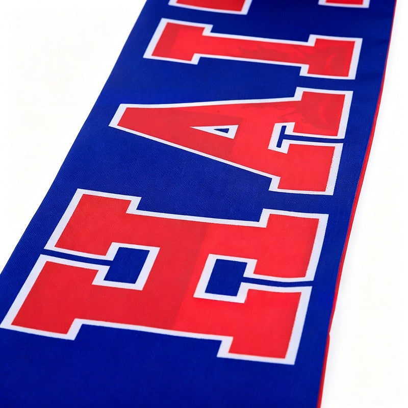 Haiti World Fan Scarf Satin Neck Warmer