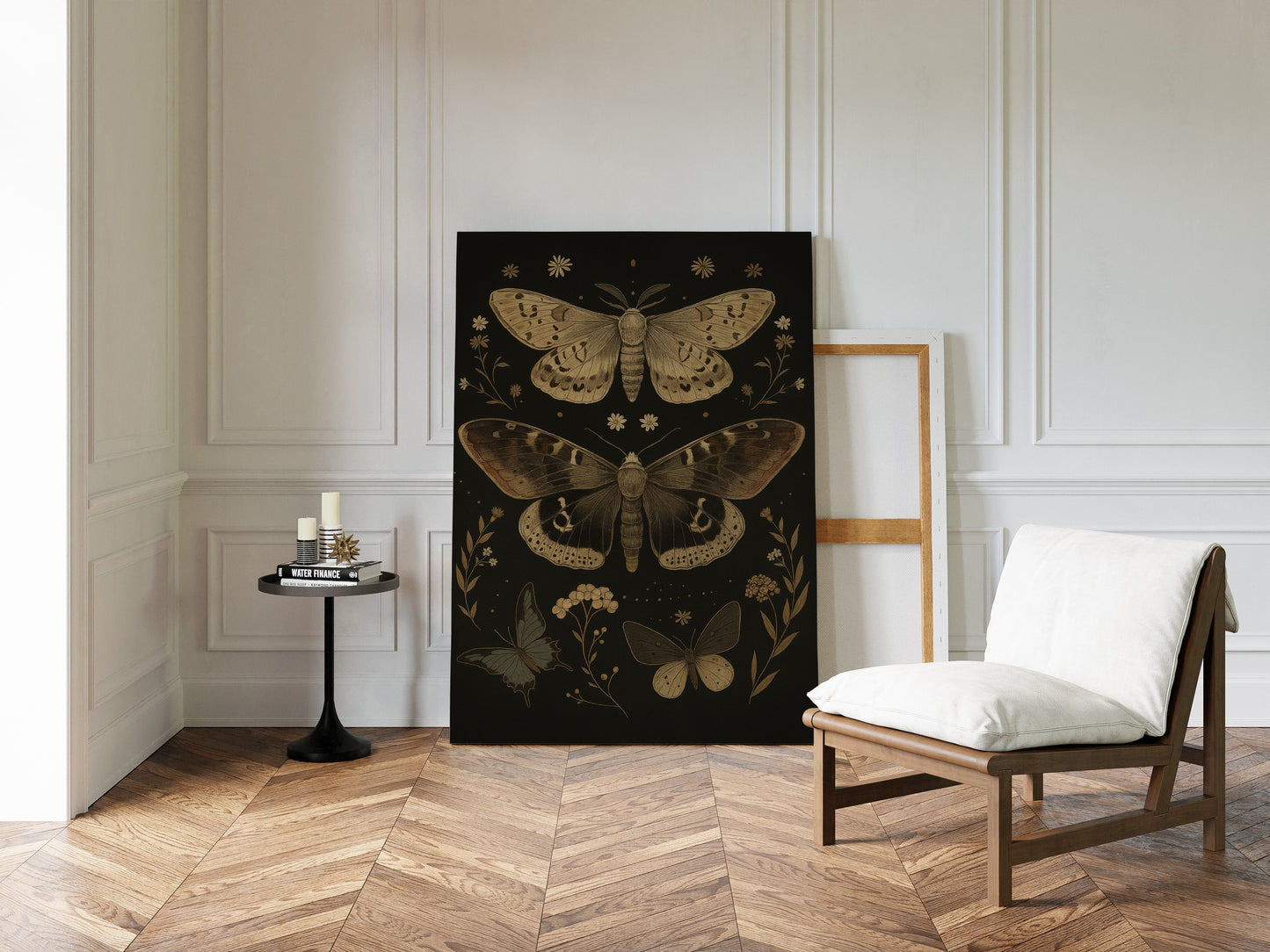 Nocturnal Wings and Wildflower Charms
