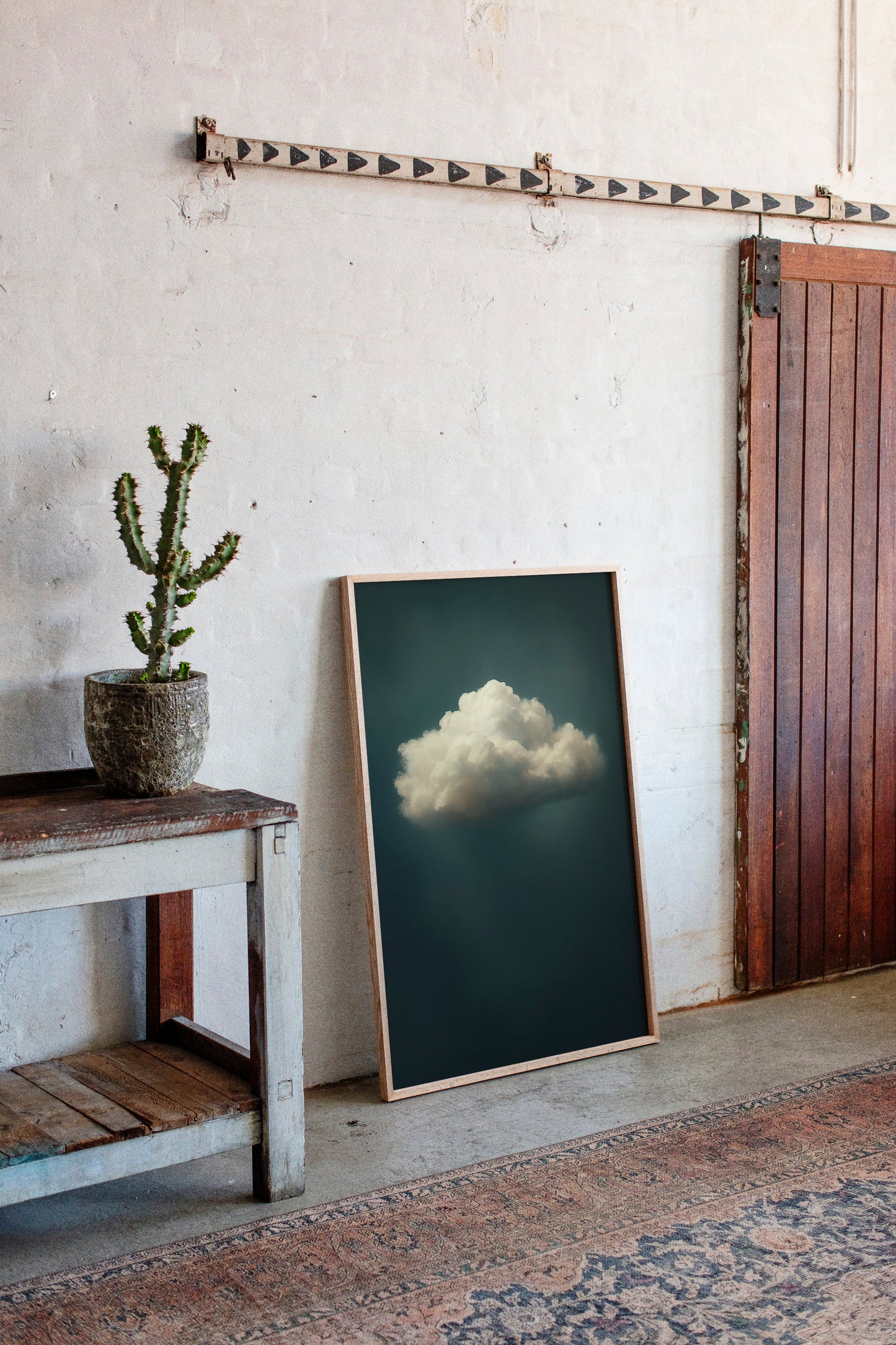 Nuage solitaire en air immobile