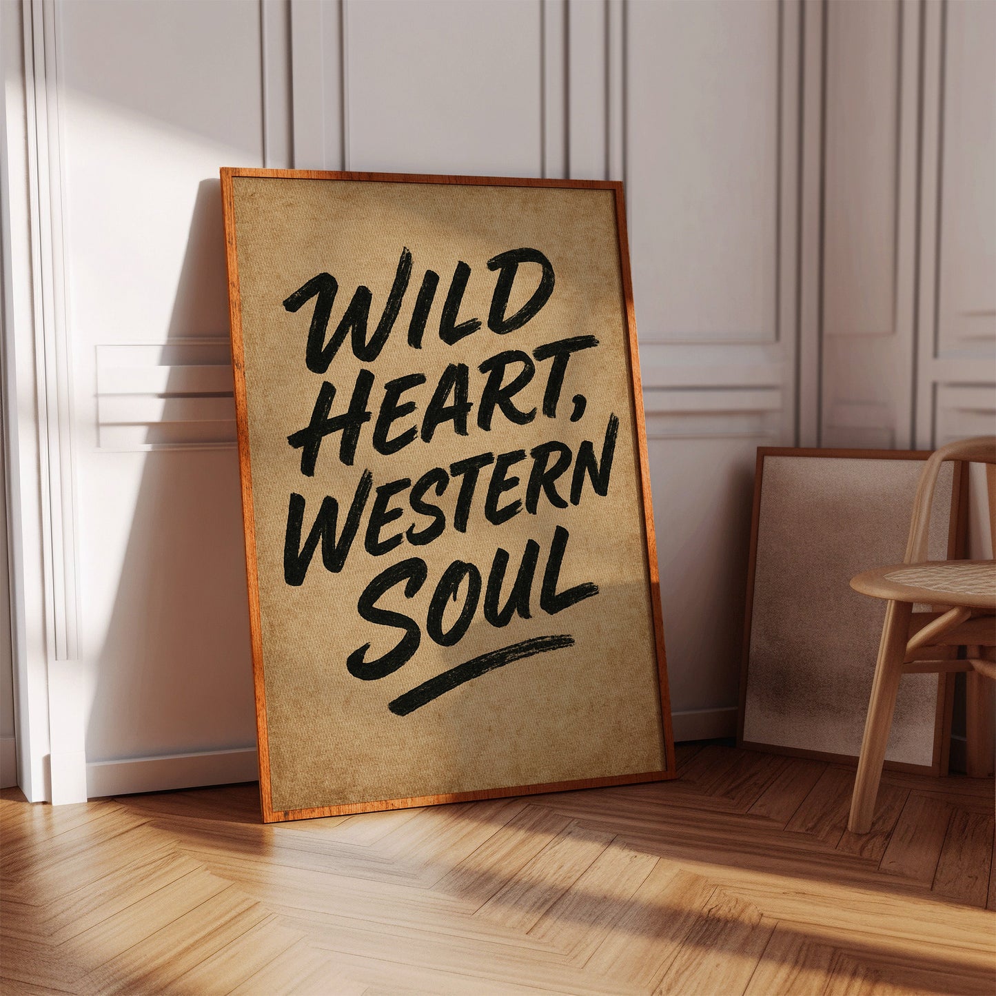 Druck "Wild Heart Western Soul"