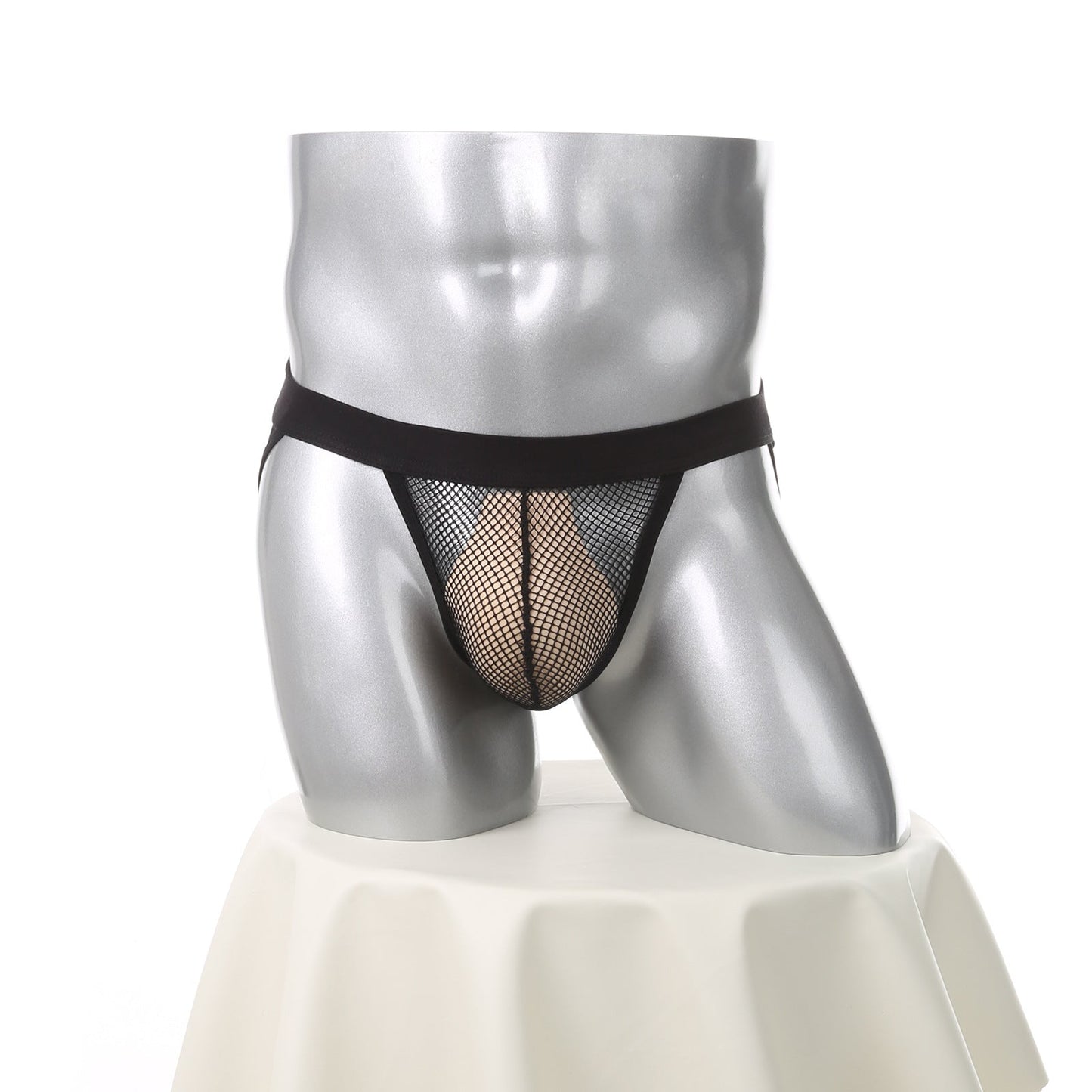 Mens Mesh Underwear Sheer Fishnet Breathable