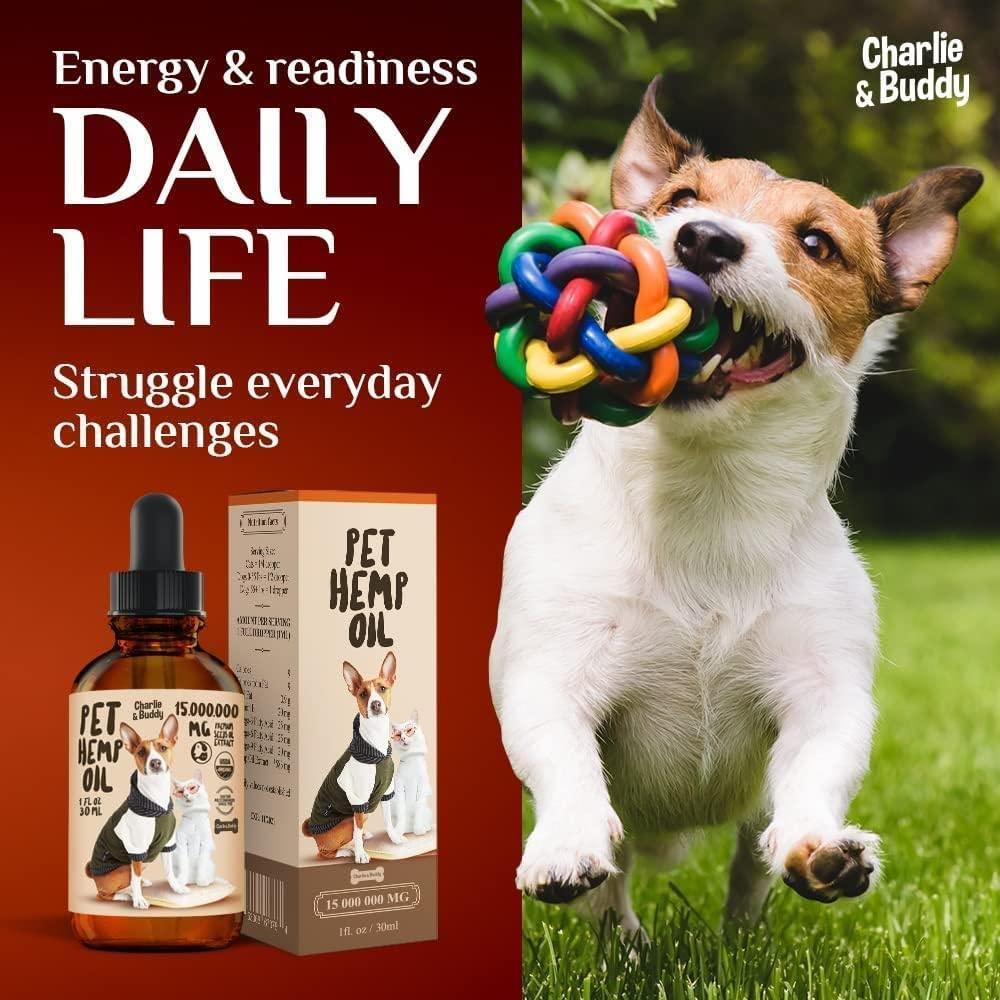 Hemp Oil for Dogs & Cats Hip & Joint & Skin Support