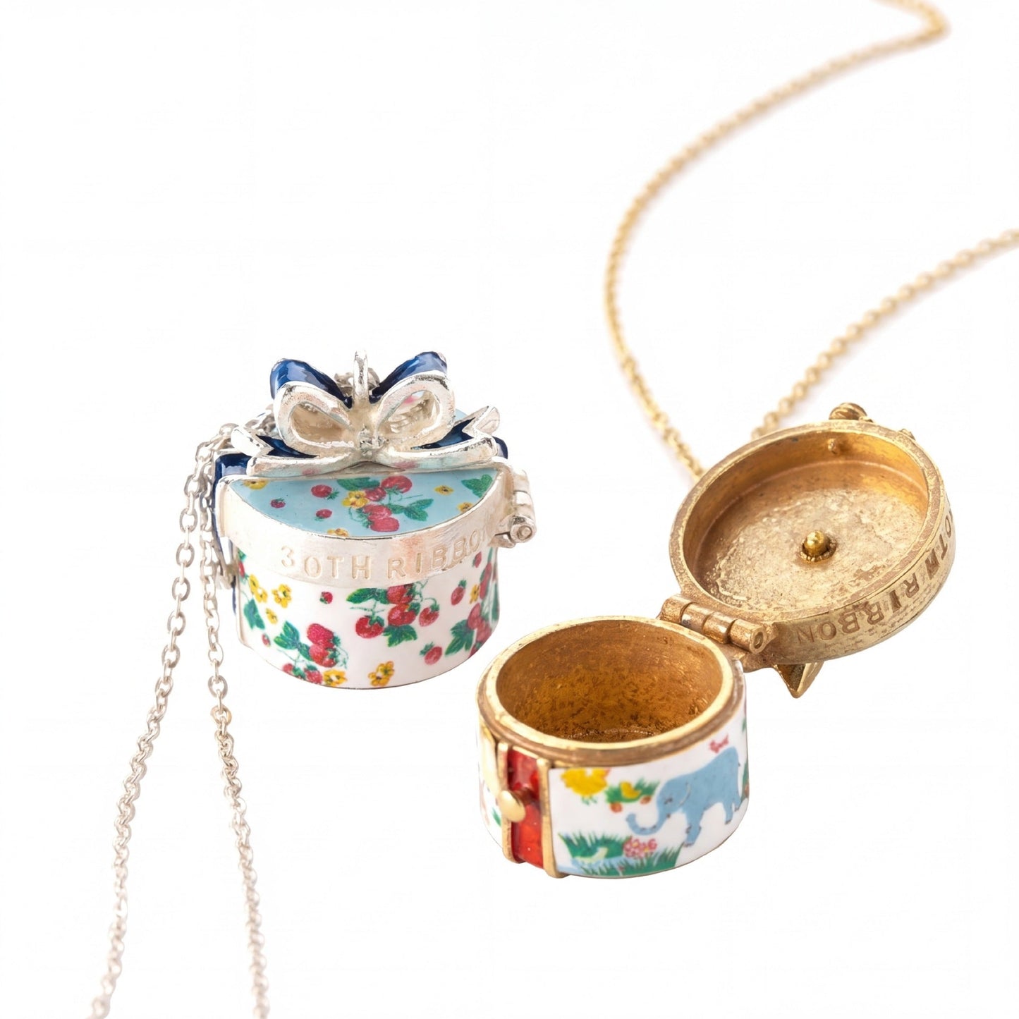Retro Openable Gift Box Necklace