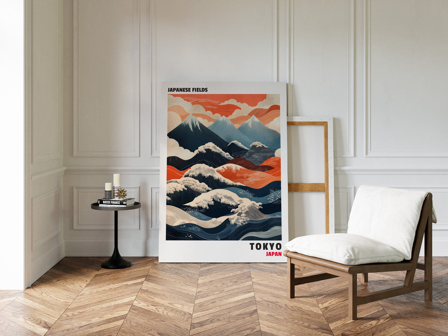 Champs japonais – Harmonie entre montagne et vague