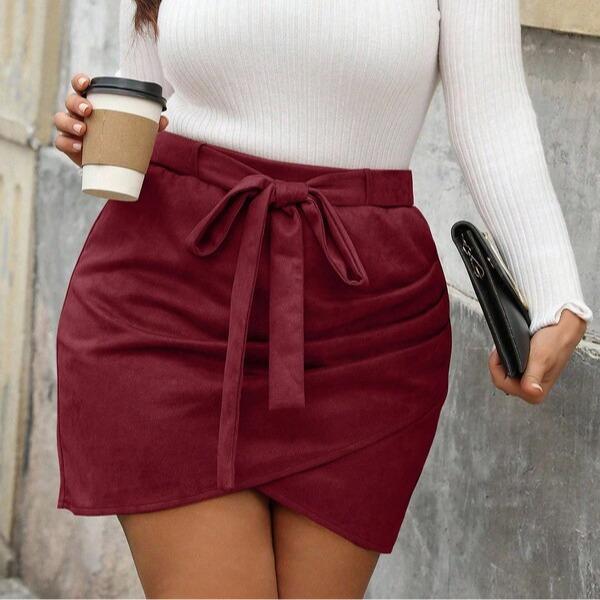 Solid Color Casual Design Bohemian Skirts For Women