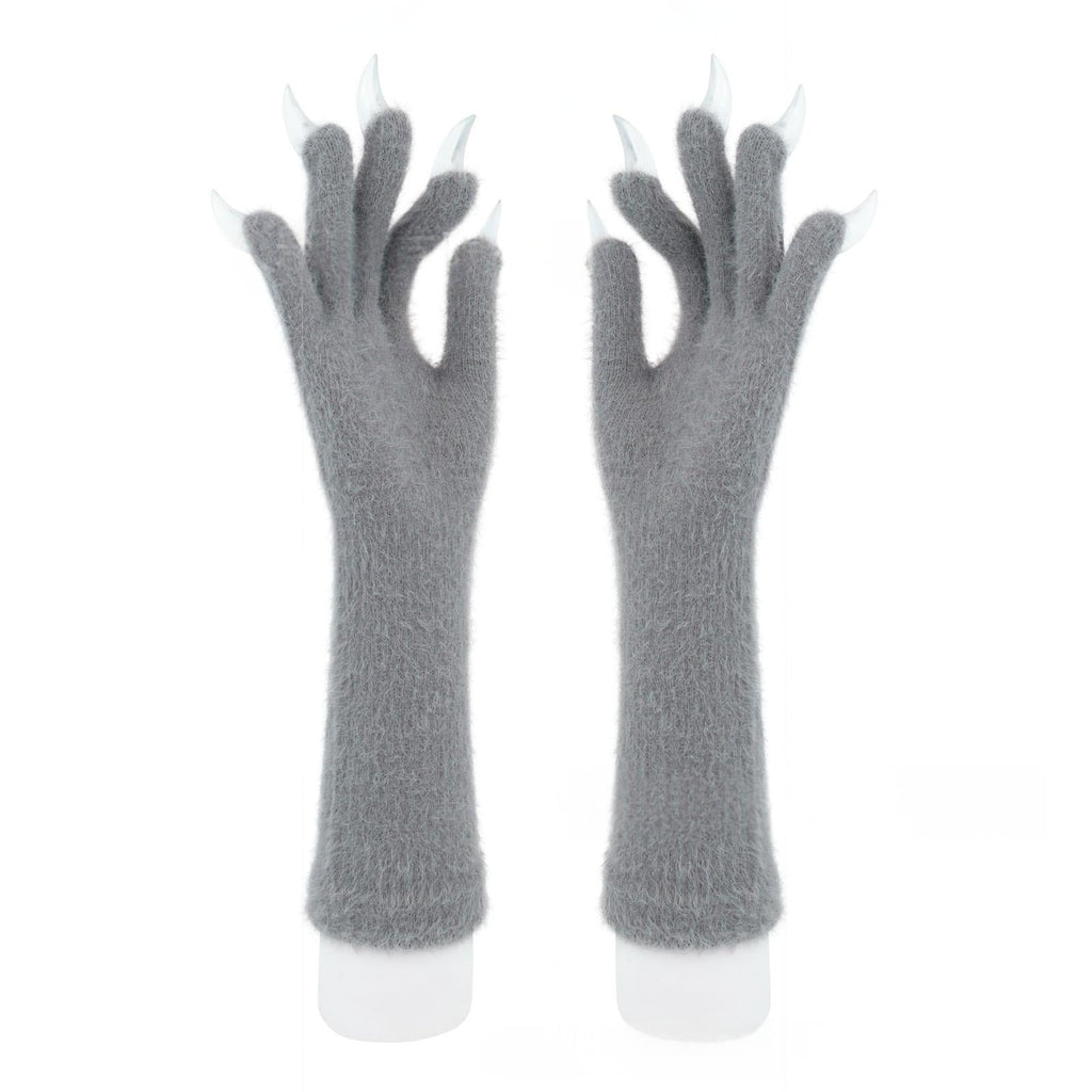 Halloween Silicone Meat Mat Long Gloves