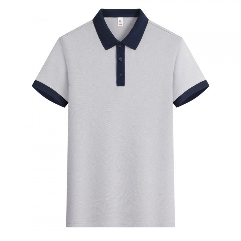 Business Summer Ice Silk Short-Sleeve T-Shirt