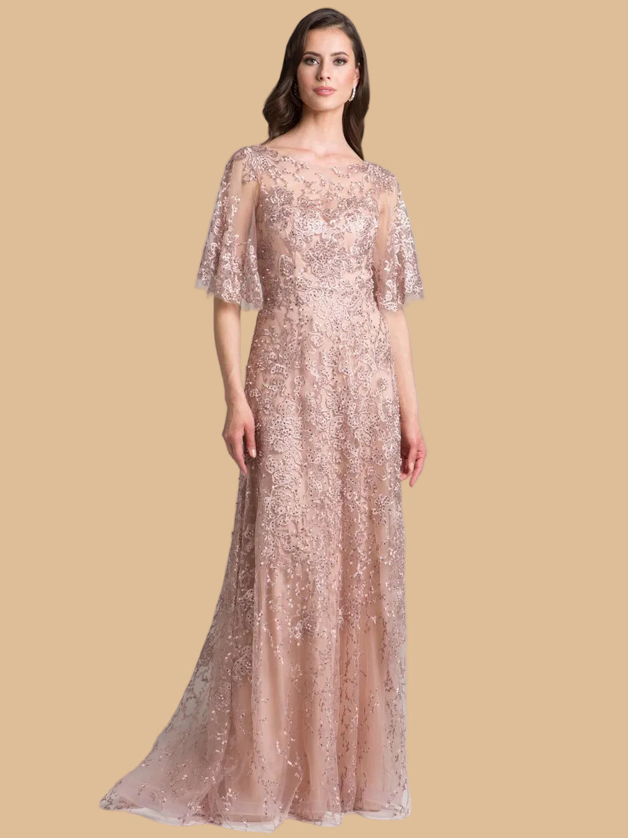 Lara 33277 - Robe Mère de la mariée à Manches Cape