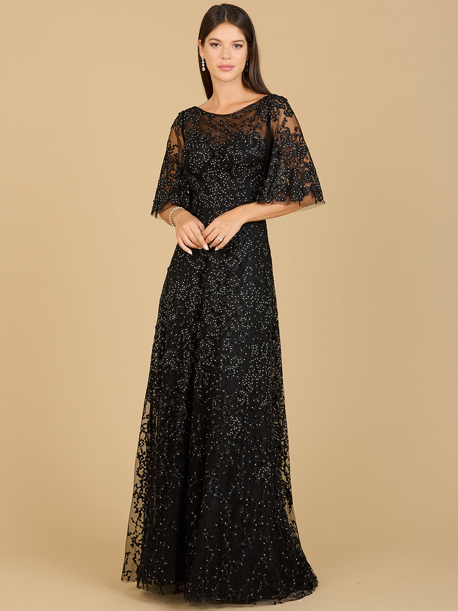 Lara 33277 - Robe Mère de la mariée à Manches Cape