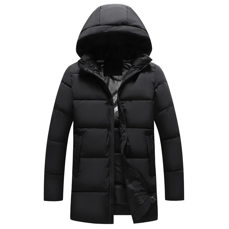 New Mens Graphene Cotton Jacket With A Detachable Hoodextra-thick And On-trend