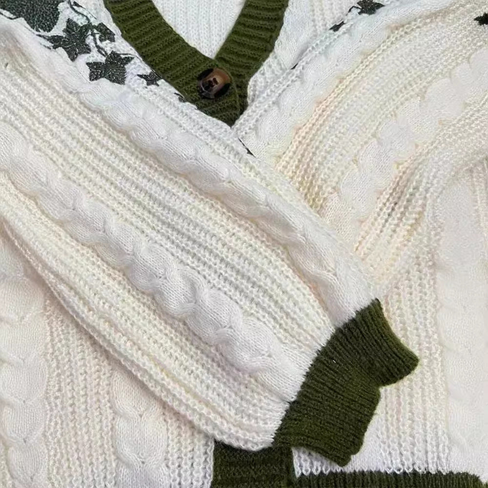 Women's Fashion Casual Woolen Cardigan Jacket