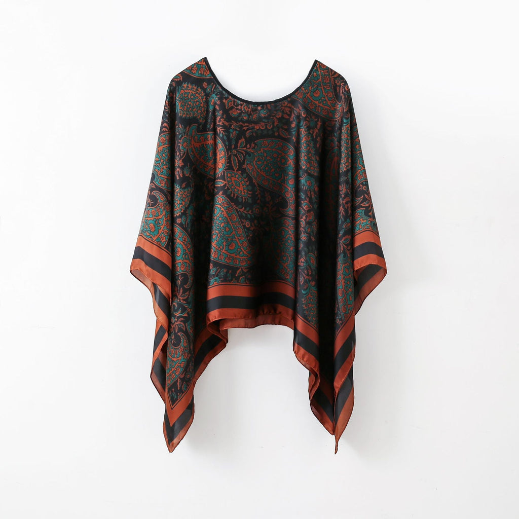Pullover Shawl Outerwear Cover-up Multifunctional Scarf