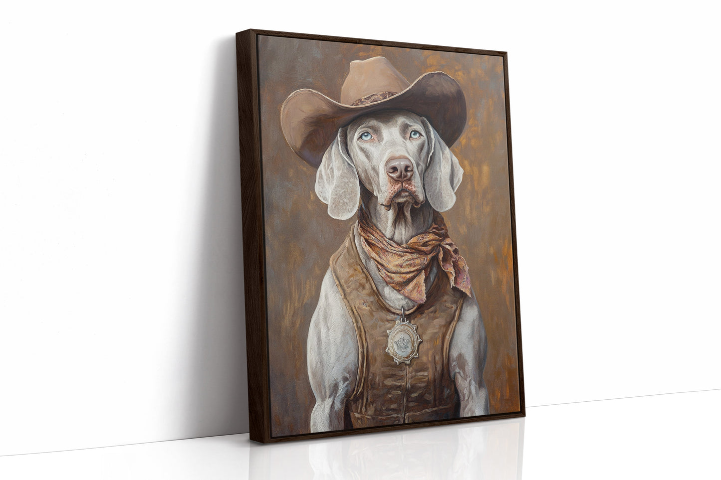 Weimaraner shérif adjoint du désert