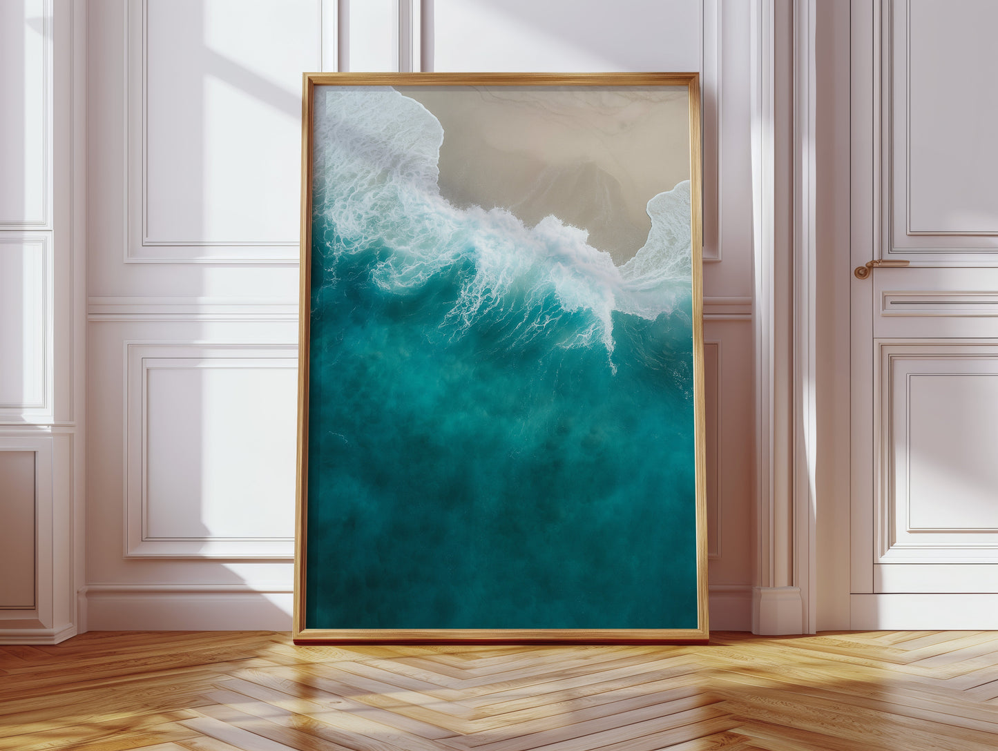 Dérive Aérienne Sur la Houle Turquoise