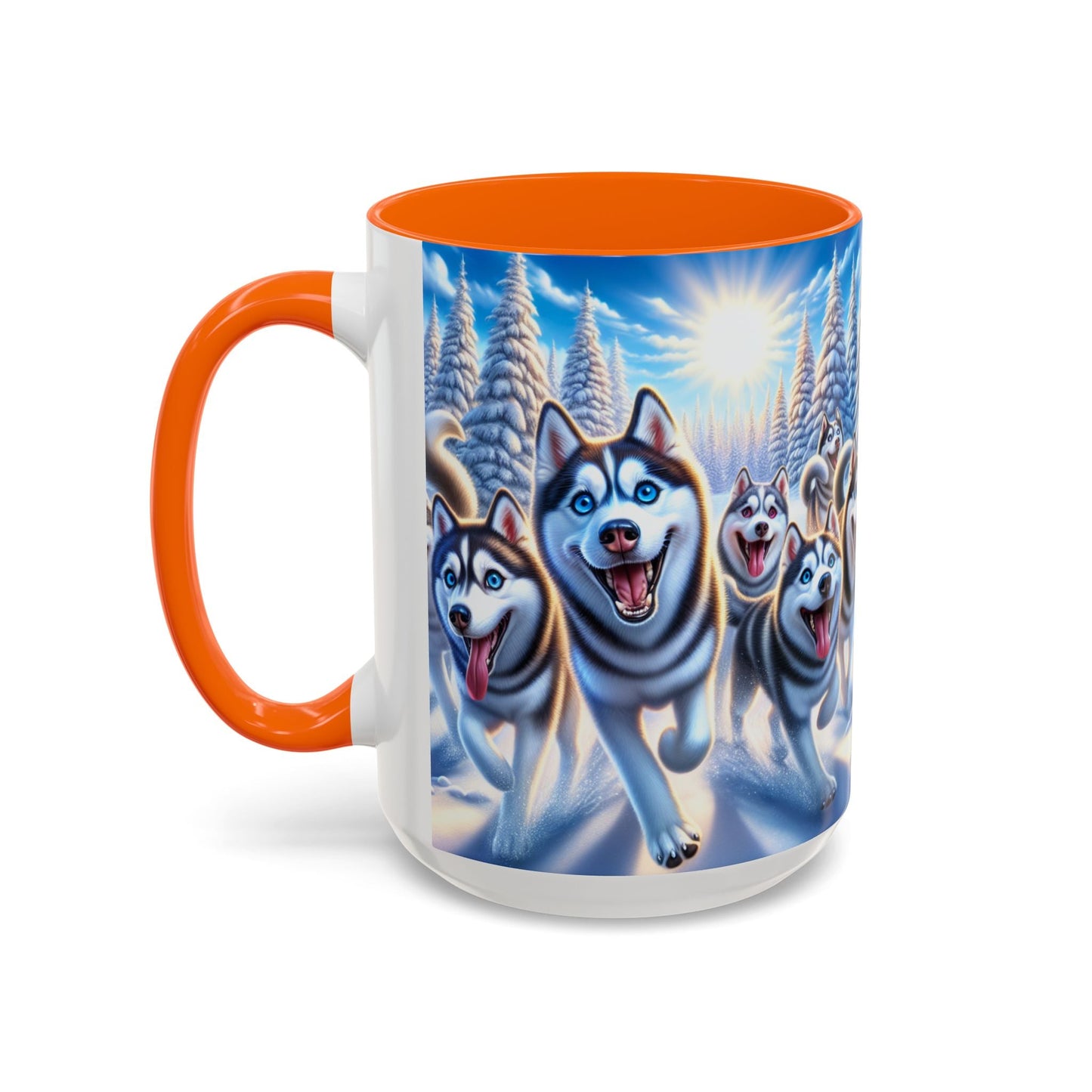 Keramiktasse mit Hunderassen-Motiv – 11 oz & 15 oz