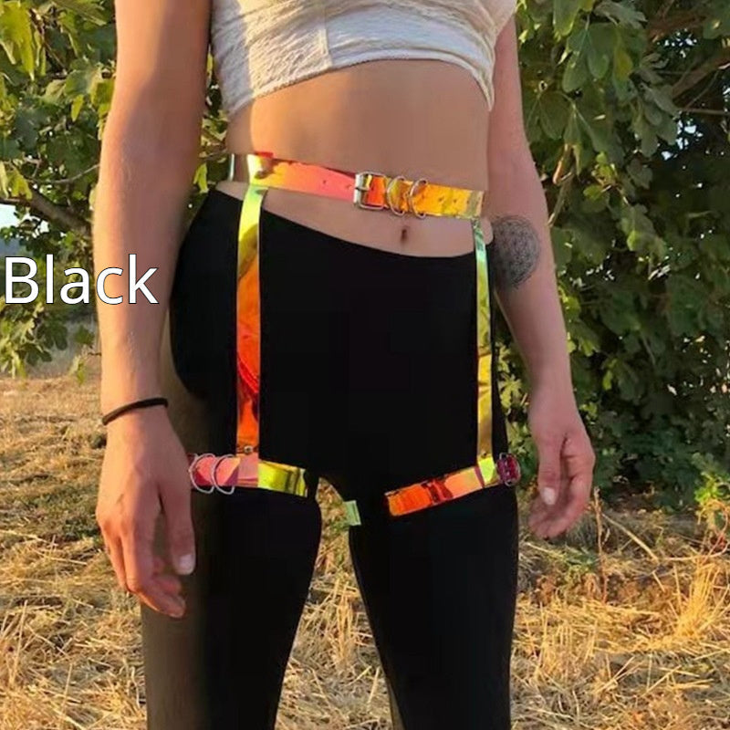 Colorful Belt Leg Ring And Strap Accessories