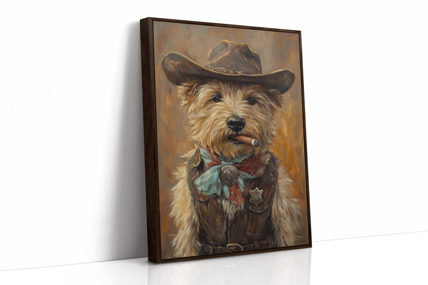 Wheaten Terrier Wild-West-Deputy
