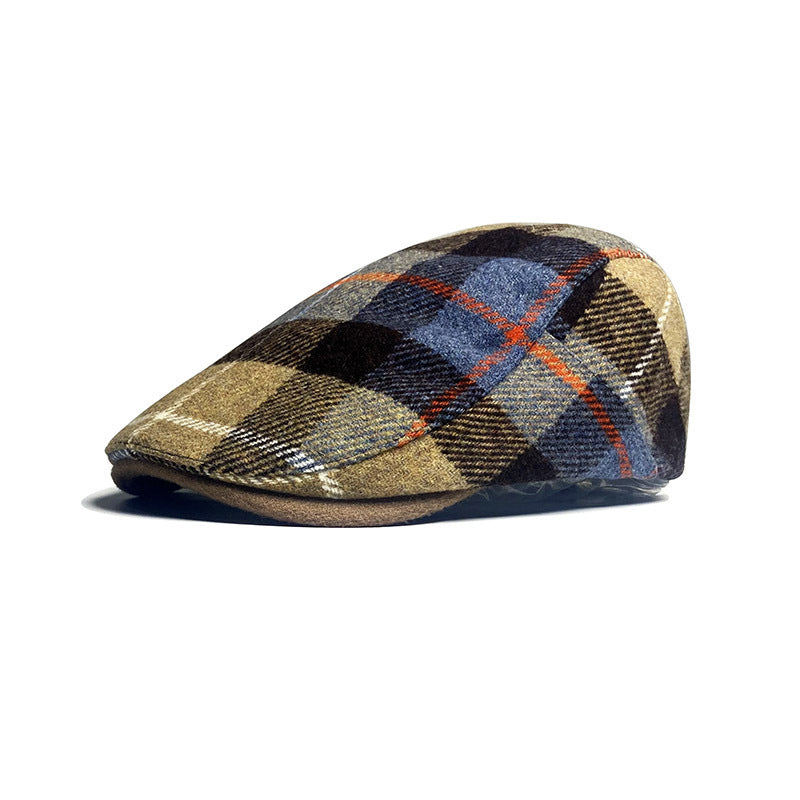 Mens Retro Wool Warm Beret