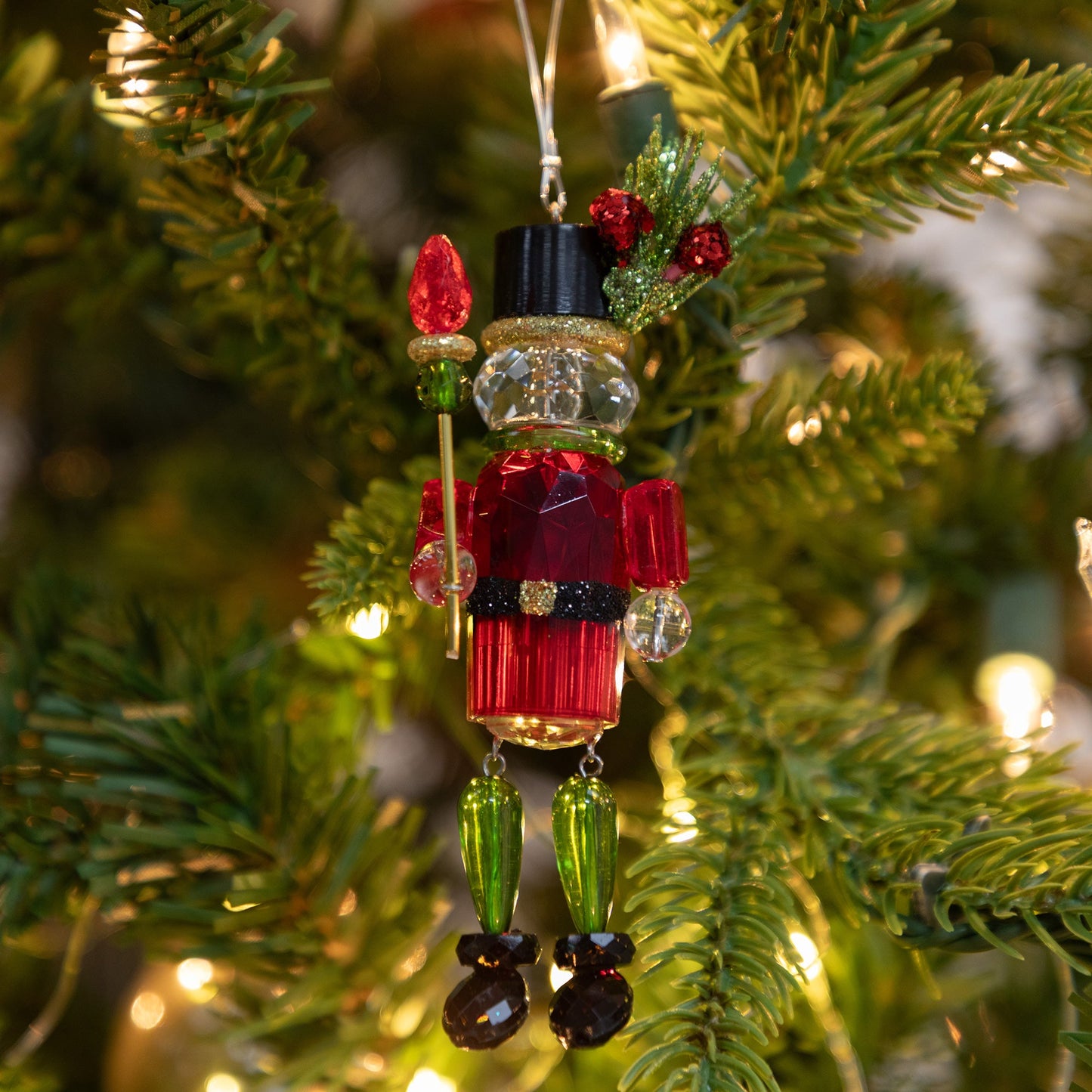 Sparkling Musician Nutcracker Ornament