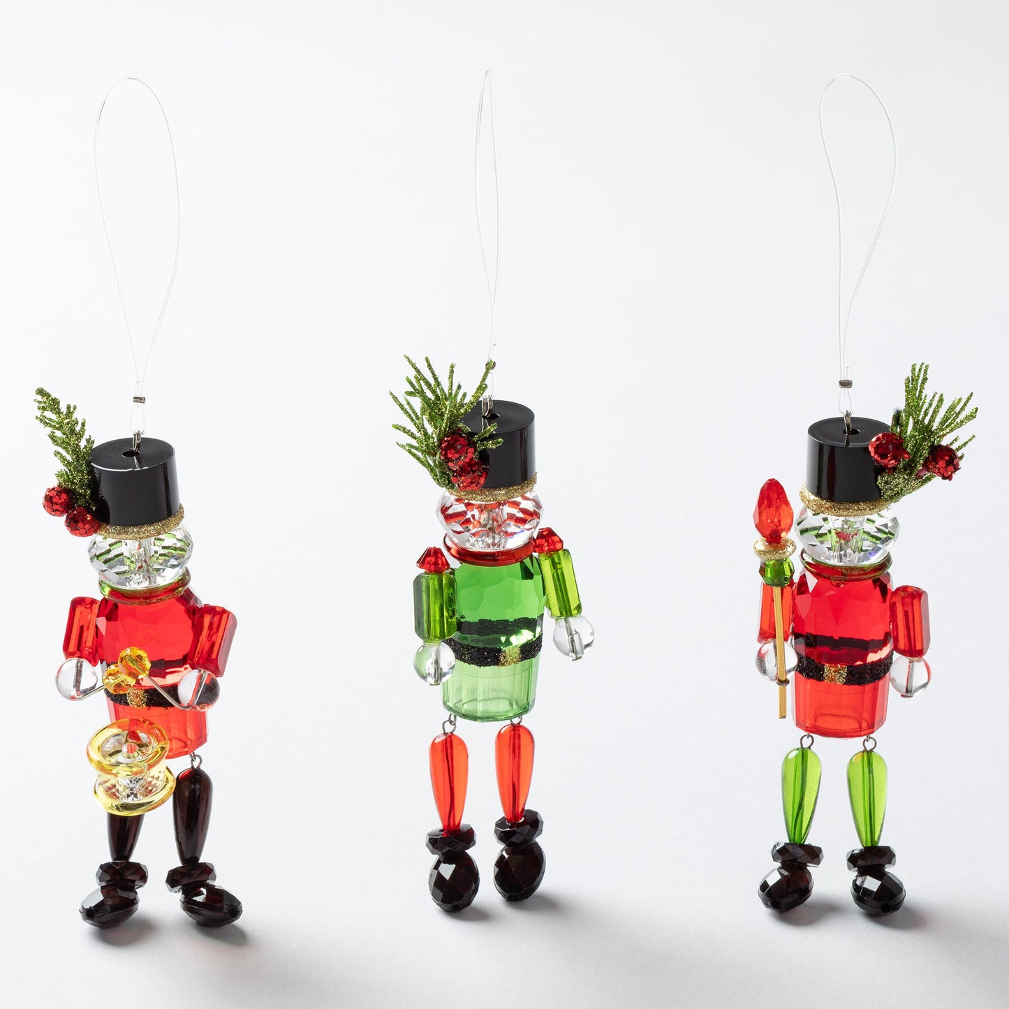 Sparkling Musician Nutcracker Ornament