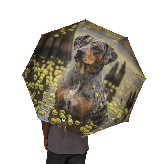48" Semi-Automatic Umbrella – Windproof Large Travel Rain Umbrella