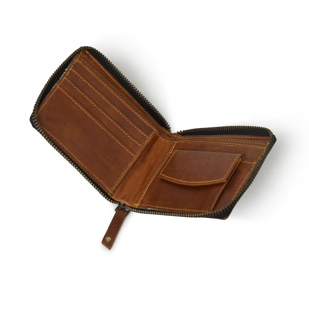 Portefeuille pliable Adams - Marron hâlé