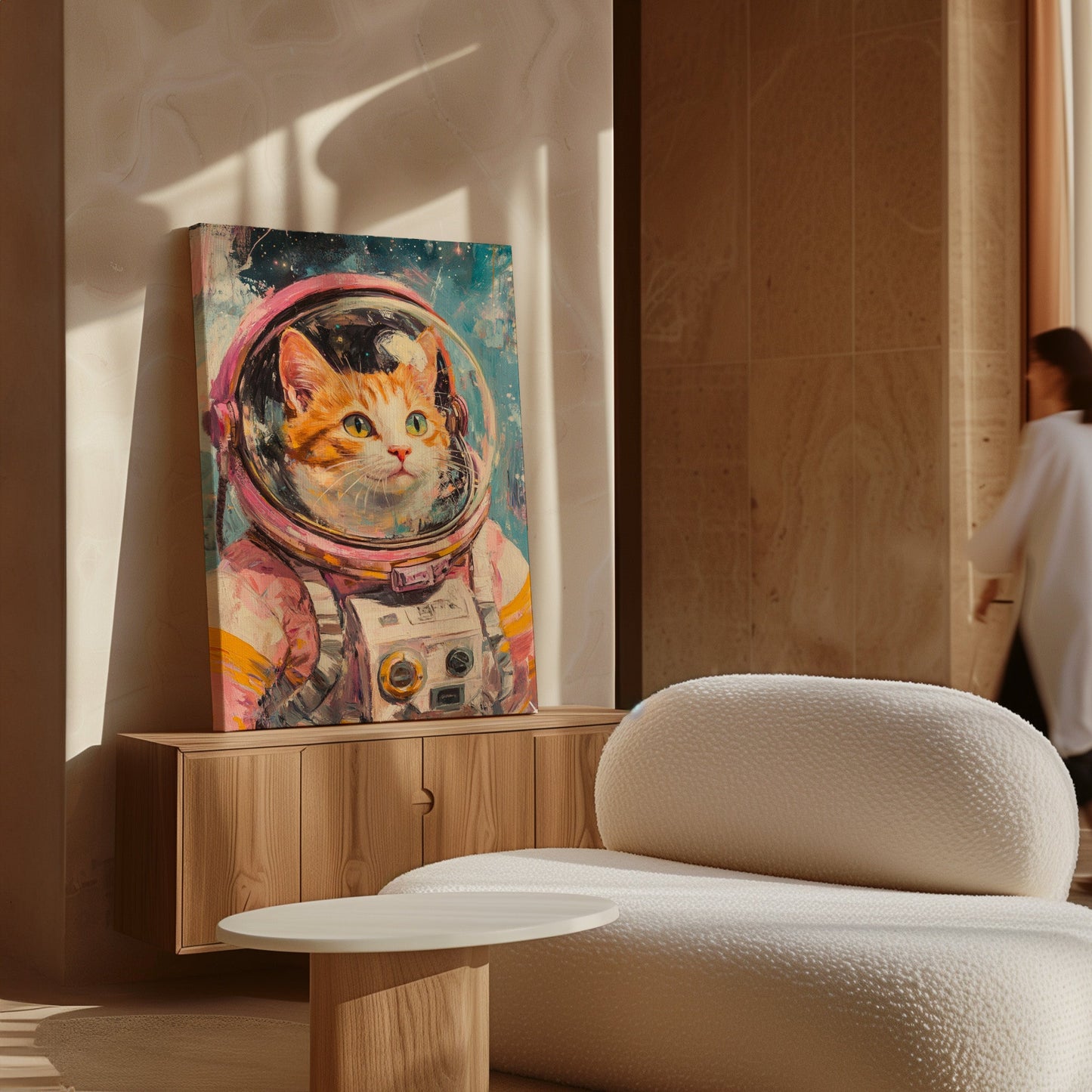 Galactic Catventure in Pink Spacesuit