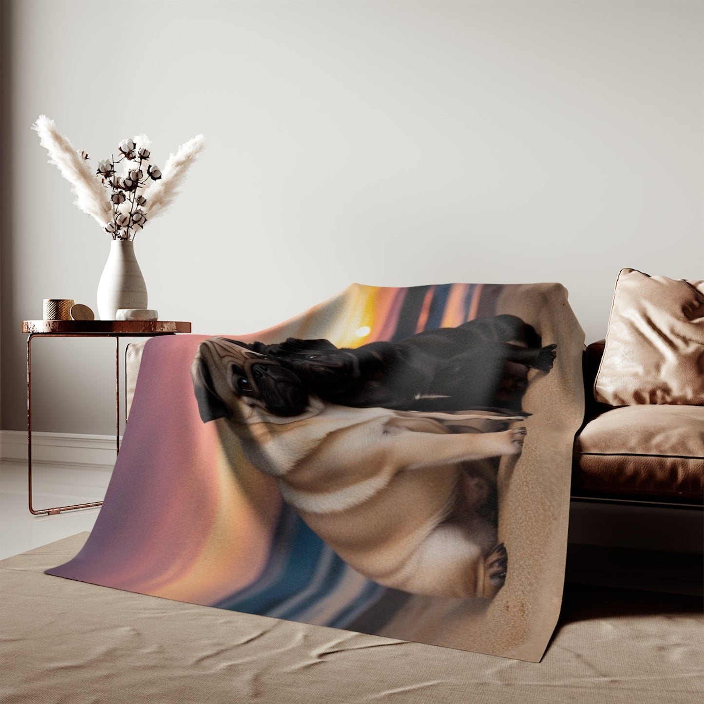 Sweatshirt-Decke – Plüsch-Fleece-Überwurf, 2 Größenoptionen
