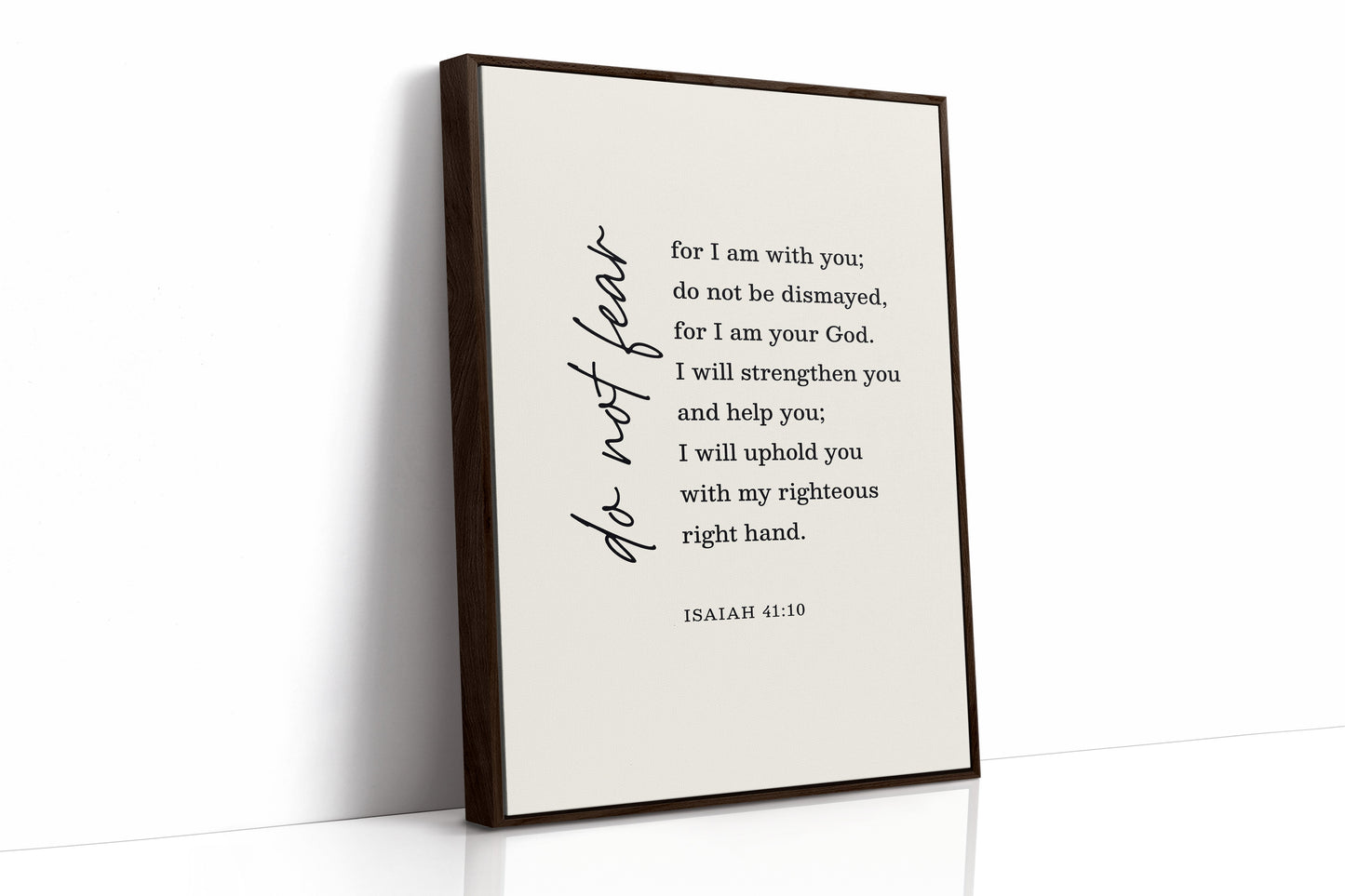 Do Not Fear Isaiah 41 Bible Verse Print