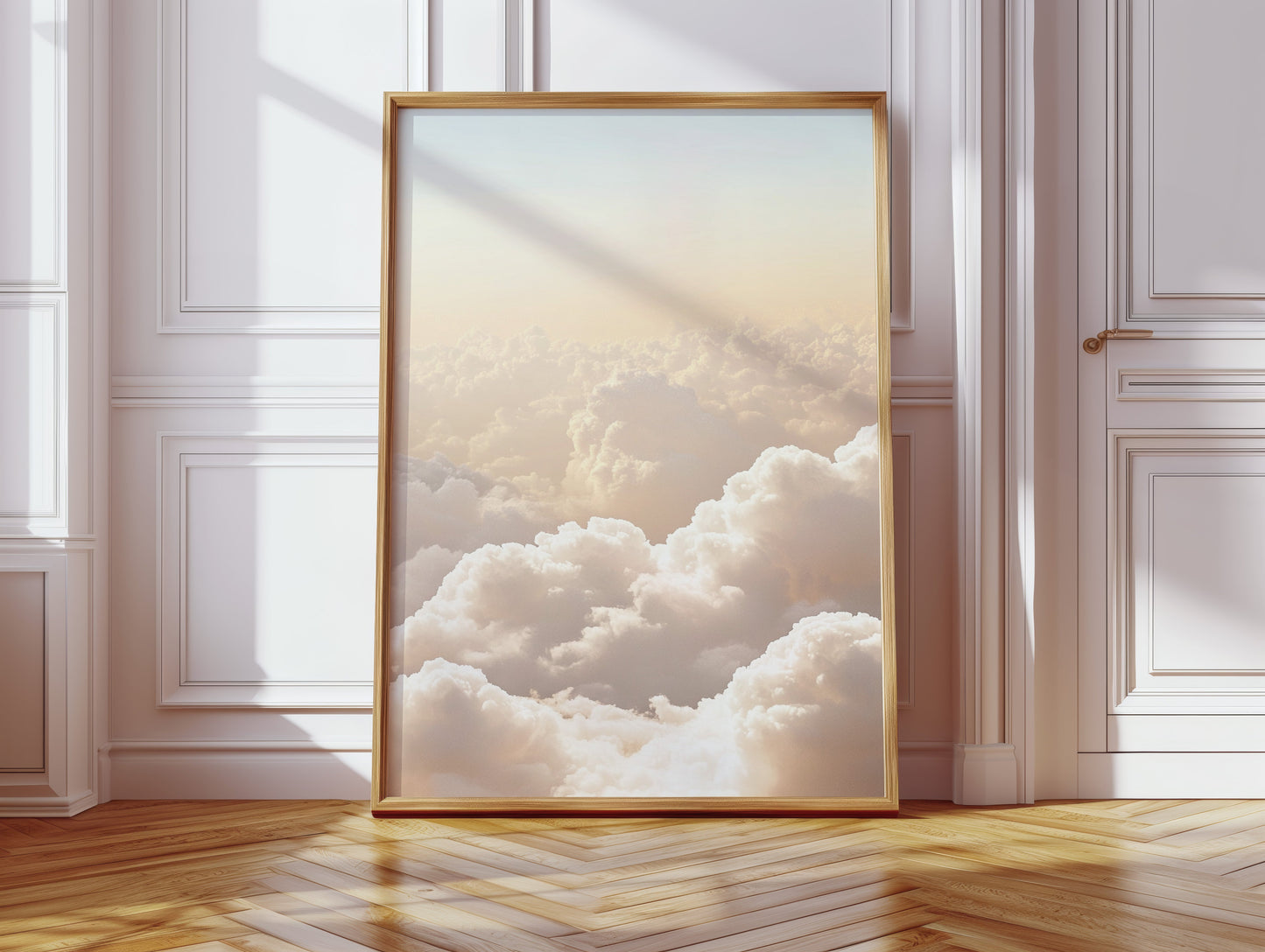 Lueur du ciel nuageux