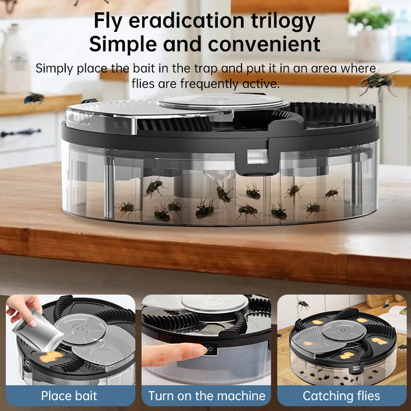 2025 Automatic Fly Trap for Home Kitchen - Removable Insect Pest Catcher