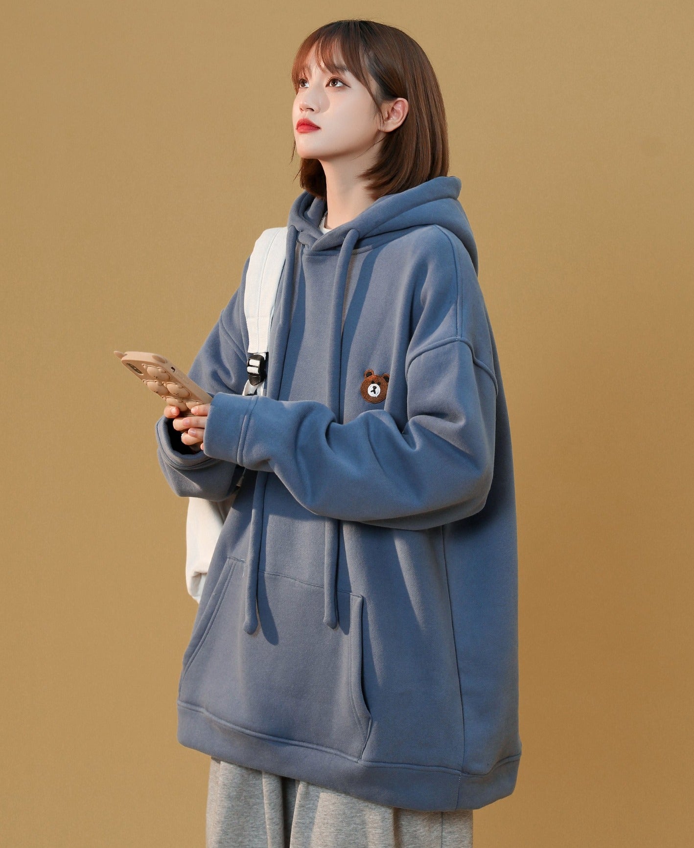 Damen-Teddy-Kapuzenpullover Classic