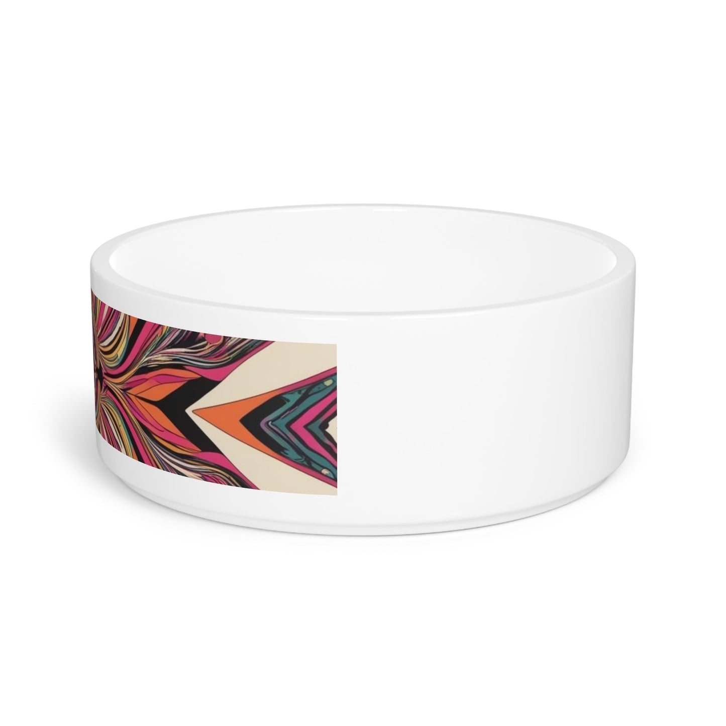 Ceramic Pet Bowl – 16 oz Dog Feeding Bowl