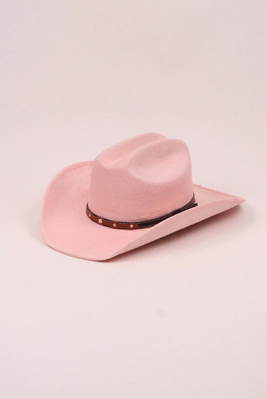 Chapeau de cowboy Durango - Rose poudré