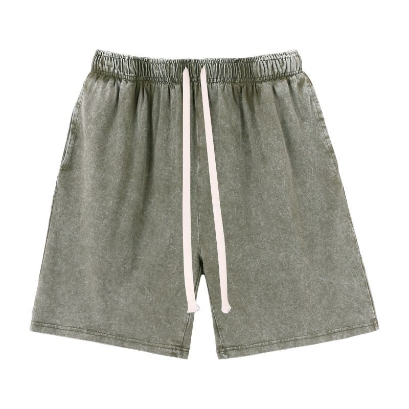 Casual Washed And Distressed Mens Shorts