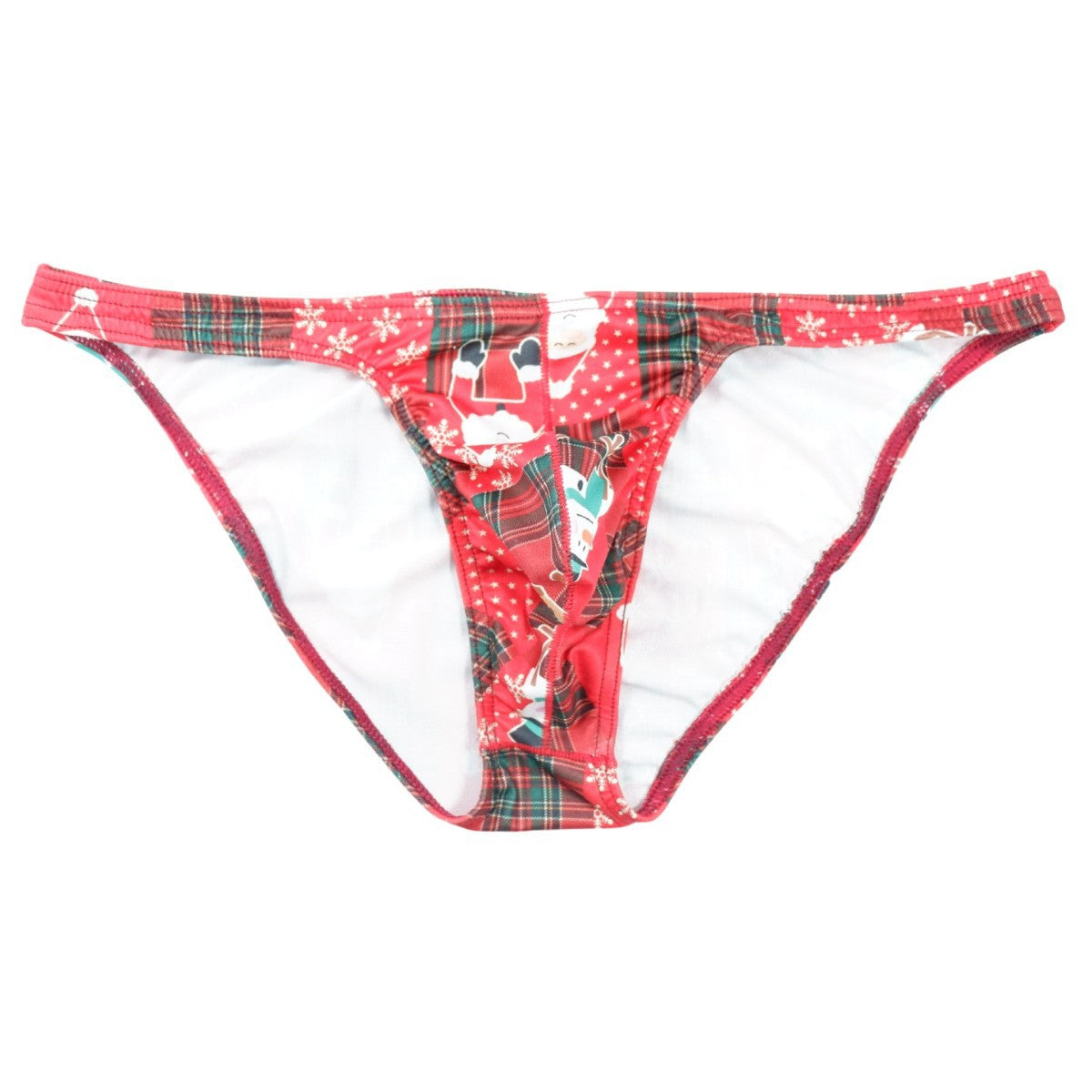 Men's Printed Breathable Underwear, Low Waist Triangle Pants