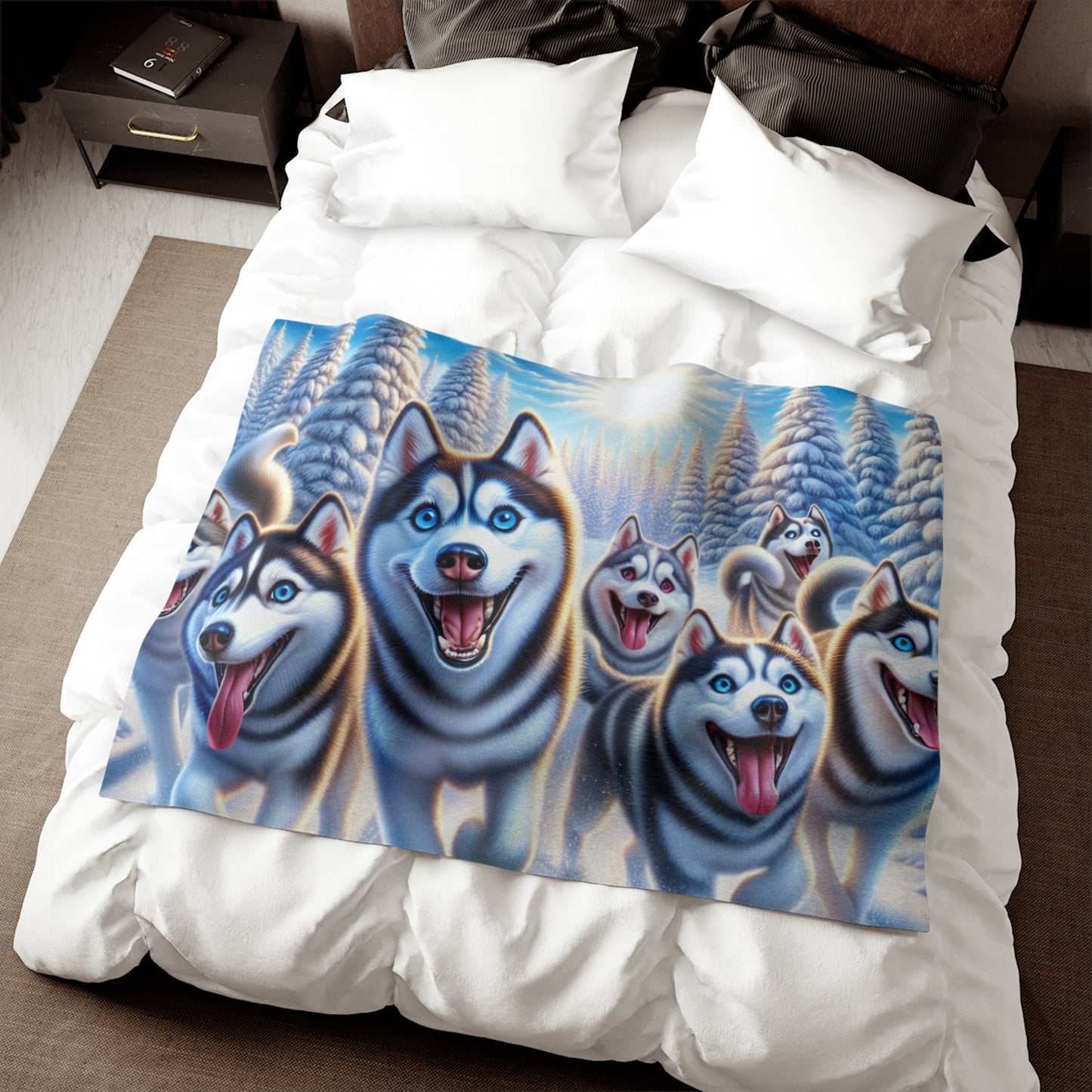 Sweatshirt Blanket – Plush Fleece Throw, 2 Size Options