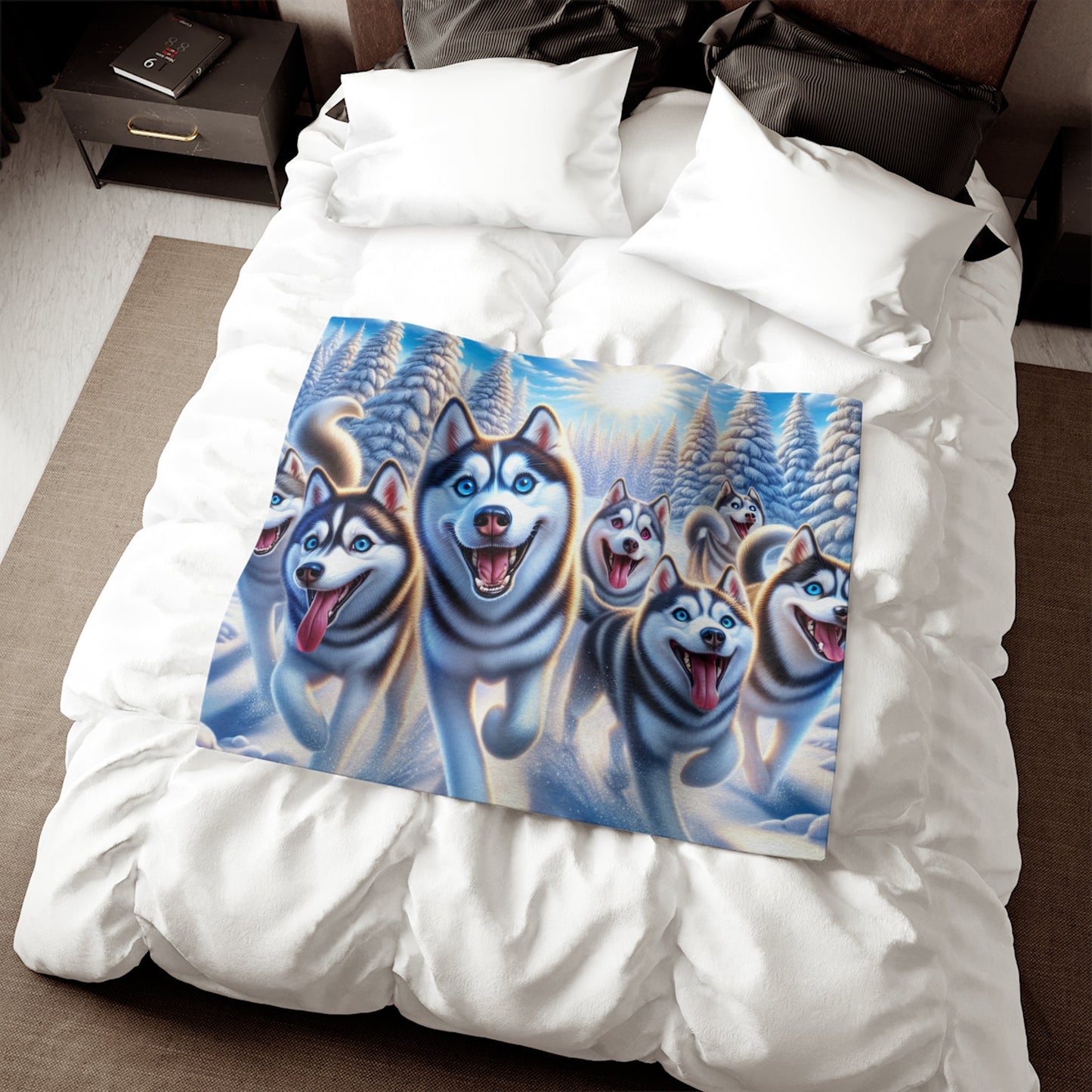 Sweatshirt Blanket – Plush Fleece Throw, 2 Size Options