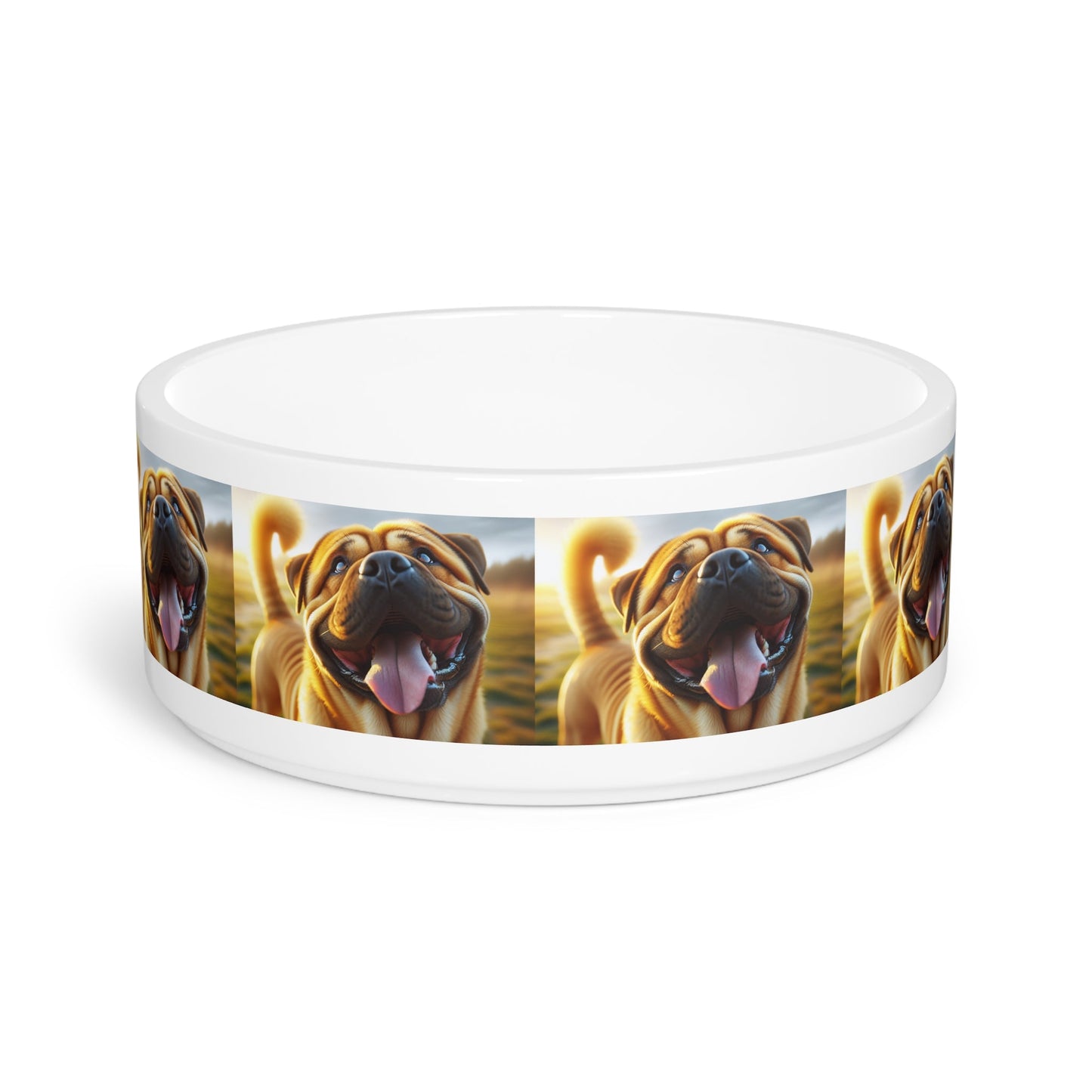 Ceramic Pet Bowl – 16 oz Dog Feeding Bowl