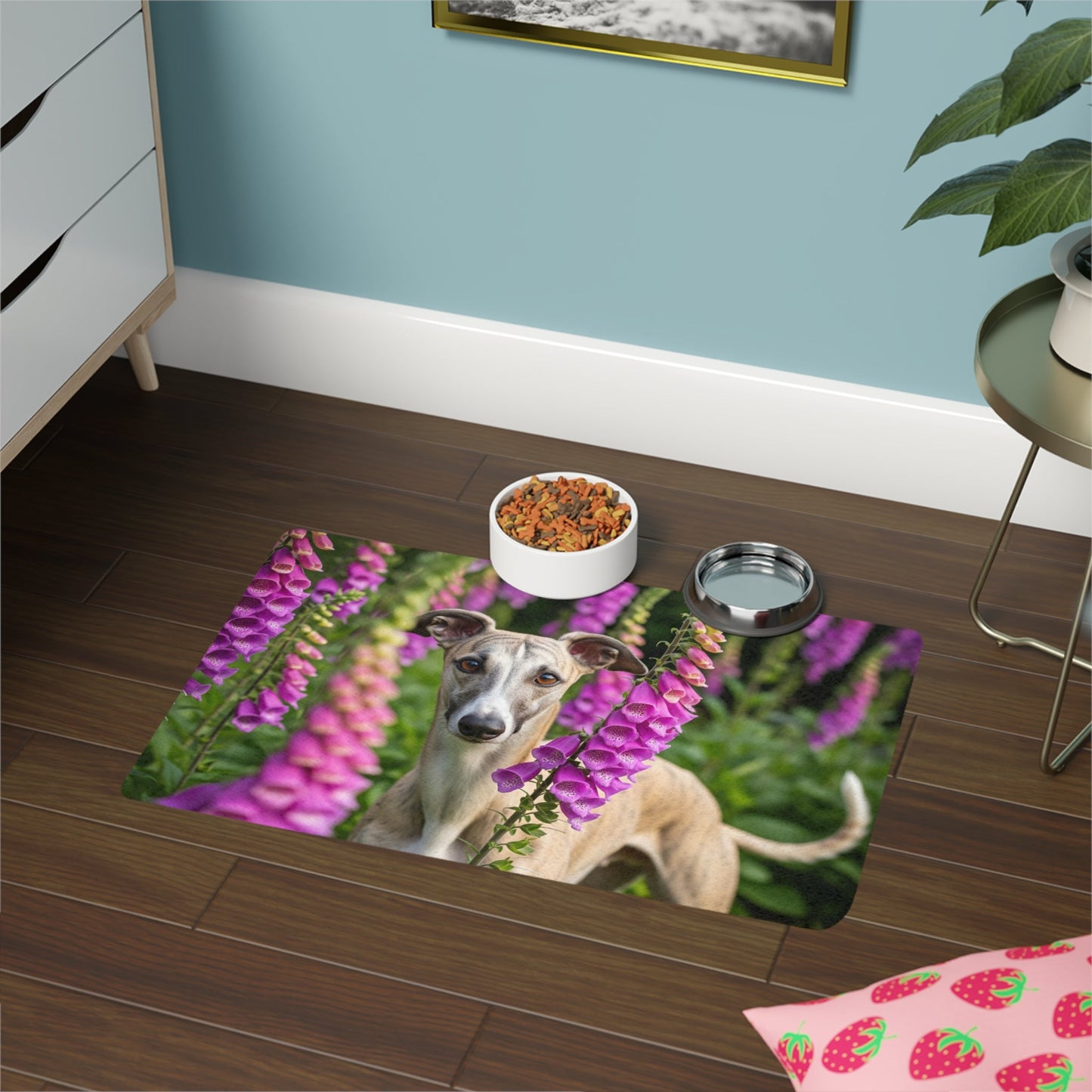 Tapis antidérapant pour animaux de compagnie – Tapis d'alimentation étanche pour chiens